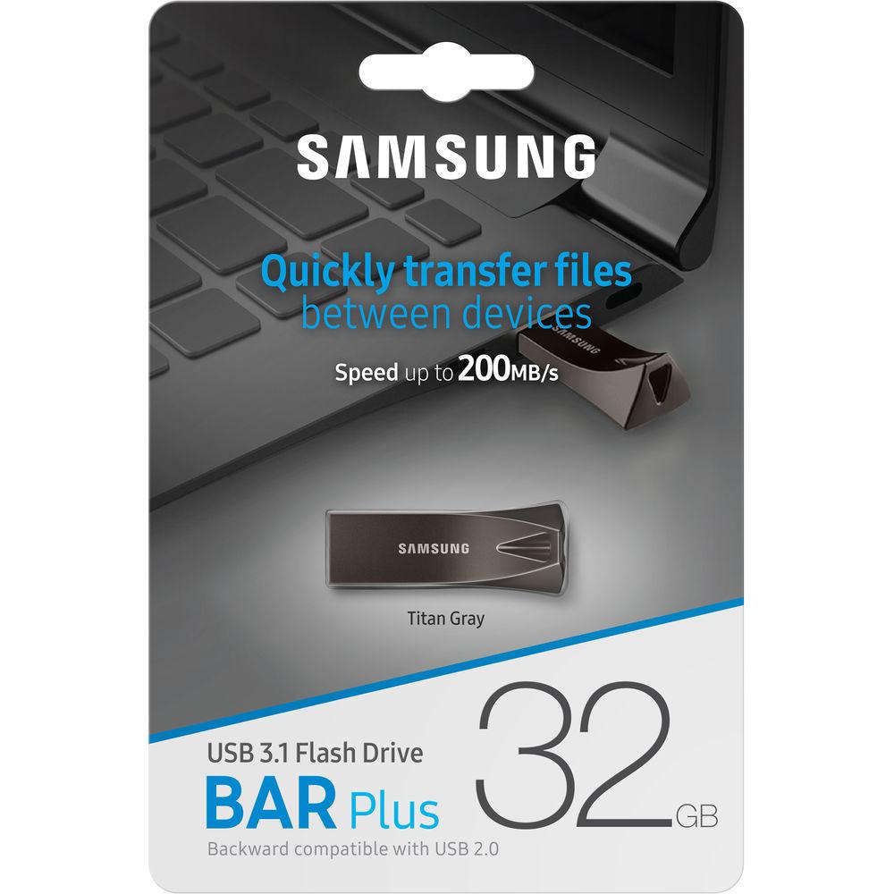 Samsung 32GB USB 3.1 Gen 1 BAR Plus Flash Drive