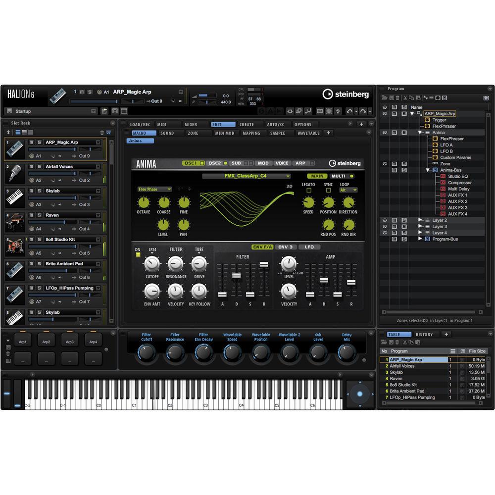 Steinberg HALion 6 - Virtual Sampling and Sound Design Software