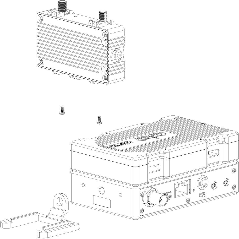 Teradek Mounting Bracket for Bond Expansion Module and Cube 600 700 Series Encoder