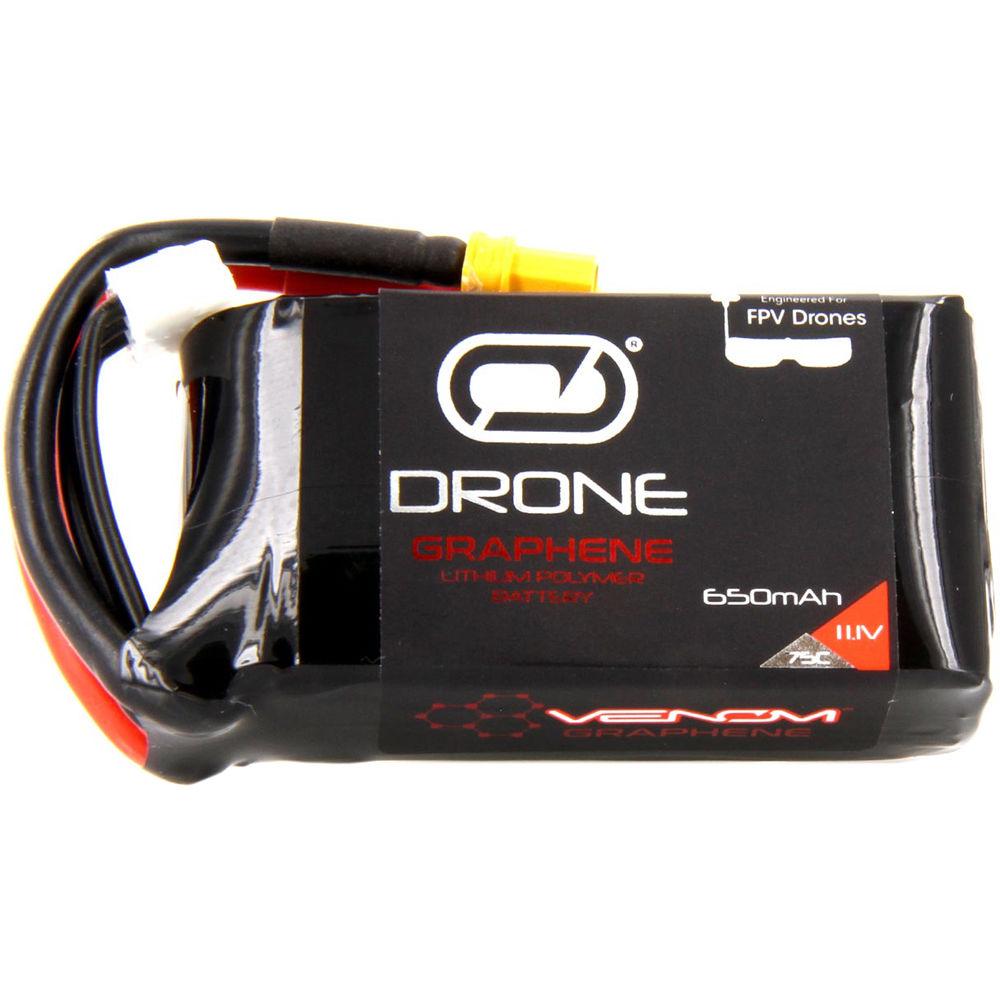 Venom Group Venom Graphene 75C 3S 650mAh 11.1V Drone Racing Lipo Battery With Xt30 Plug