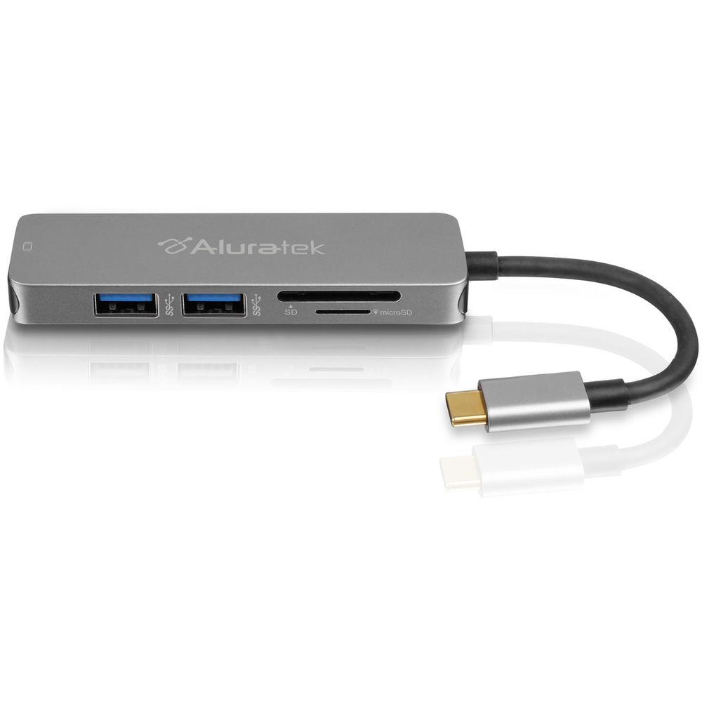 Aluratek USB Type-C Multimedia Hub, Aluratek, USB, Type-C, Multimedia, Hub