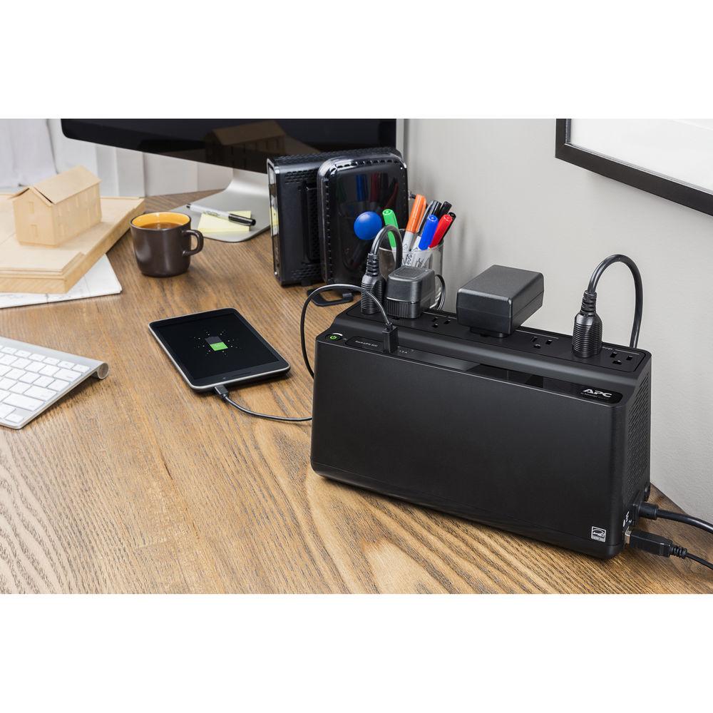 APC BE425M Back-UPS 6-Outlet Surge Protector and Battery Backup