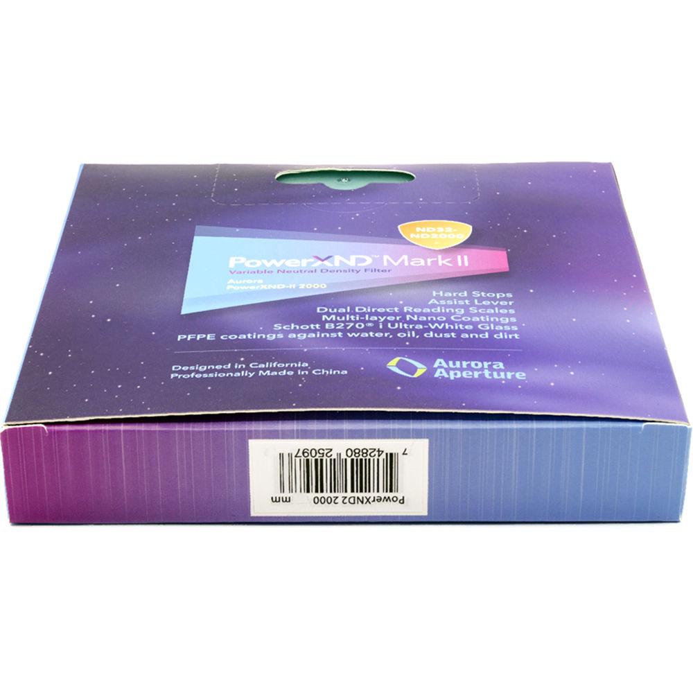 Aurora-Aperture 37mm Power XND Mark II Variable ND 1.5 to 3.3 Filter