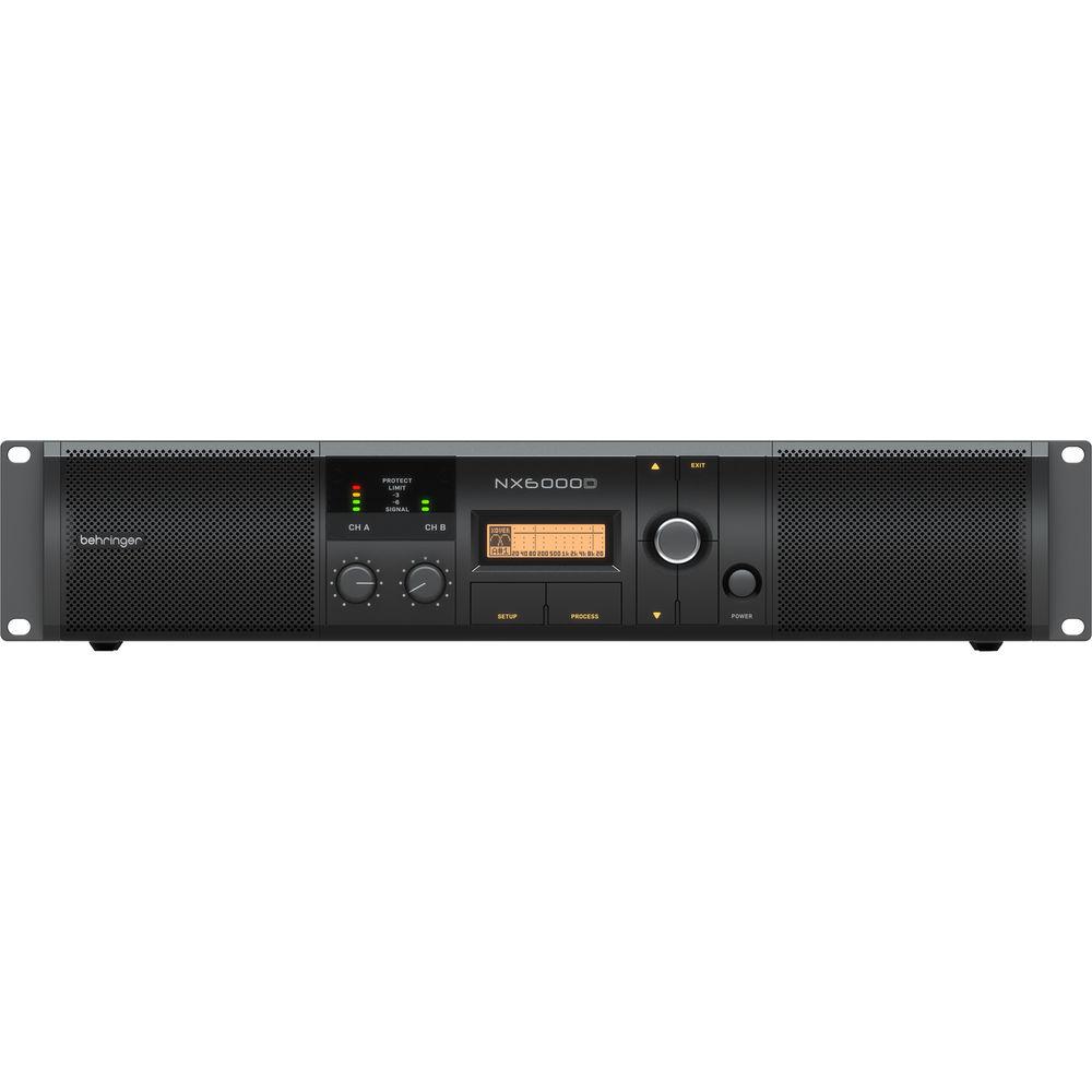 Behringer NX6000D Ultra-Lightweight Class-D Power Amplifier with DSP