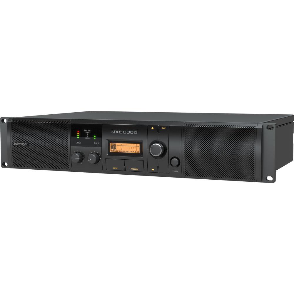 Behringer NX6000D Ultra-Lightweight Class-D Power Amplifier with DSP