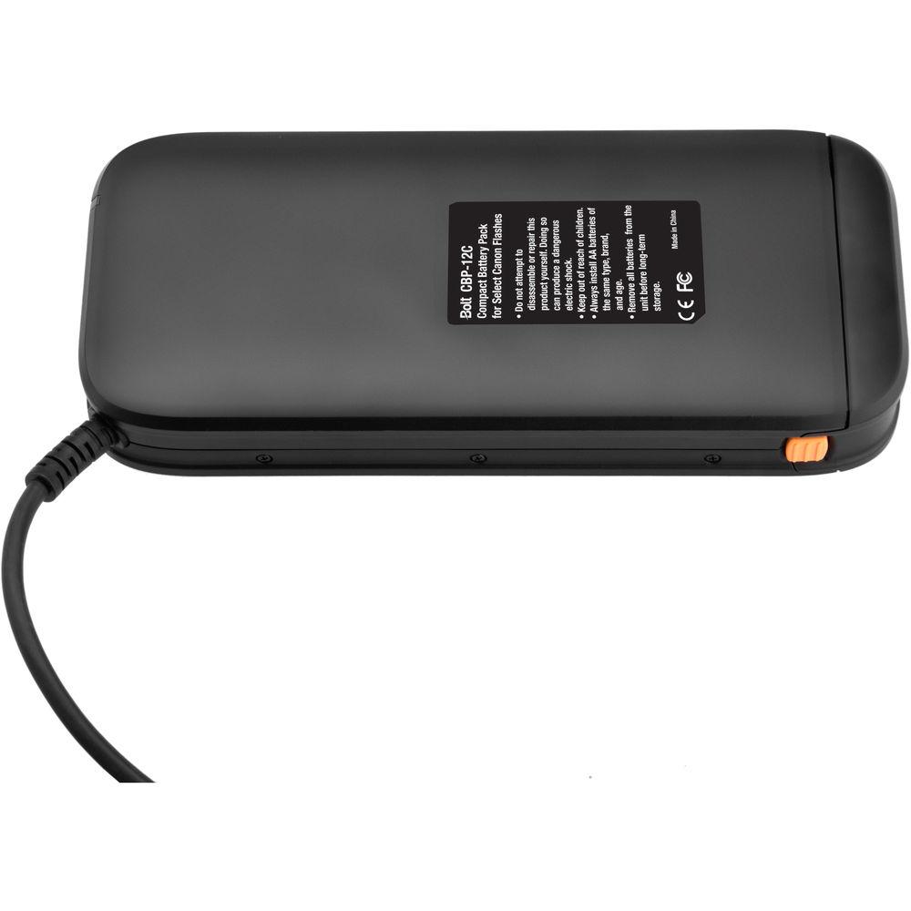 Bolt P12 Compact Battery Pack for Canon Flashes, Bolt, P12, Compact, Battery, Pack, Canon, Flashes