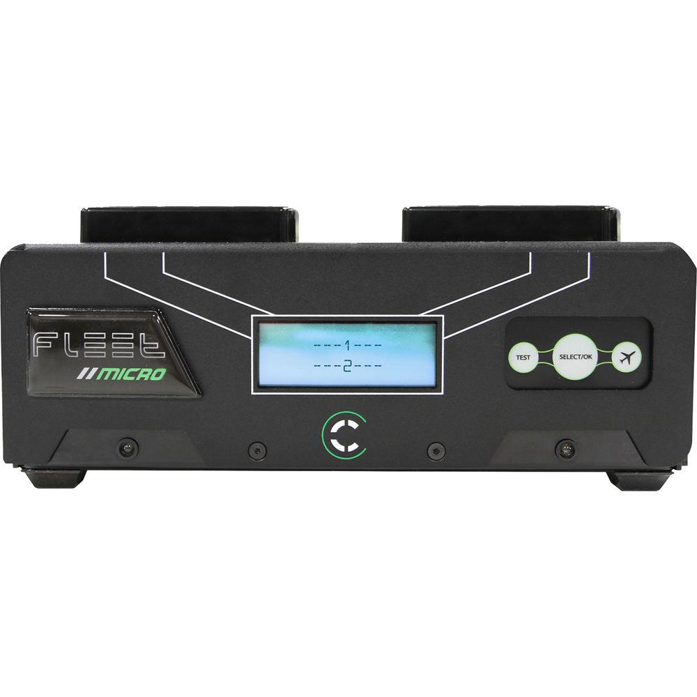 Core SWX Fleet Micro 3A Digital Dual Charger for Gold Mount Batteries