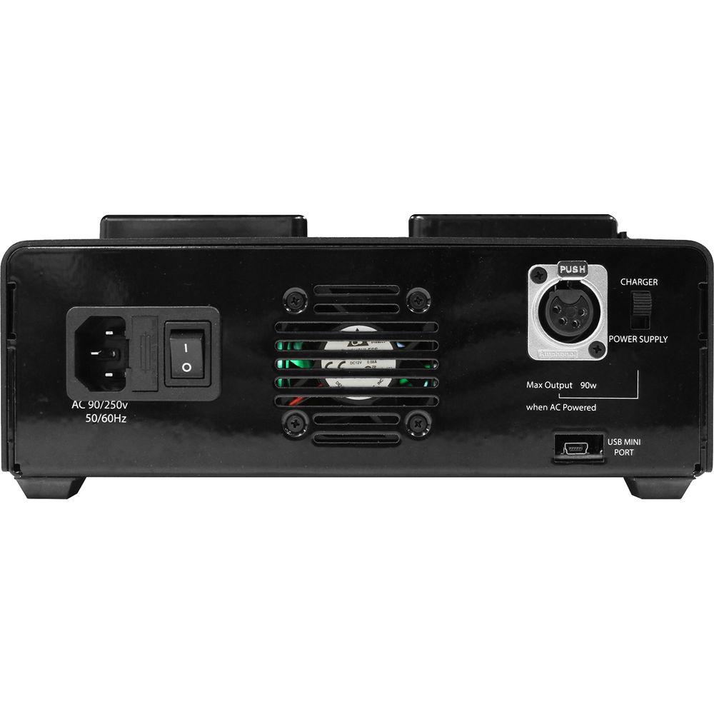 Core SWX Fleet Micro 3A Digital Dual Charger for Gold Mount Batteries