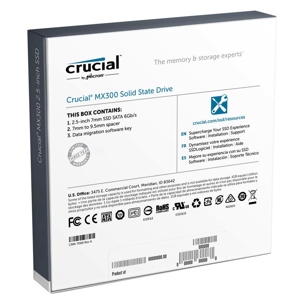 Crucial 2TB MX300 SATA III 2.5" Internal SSD