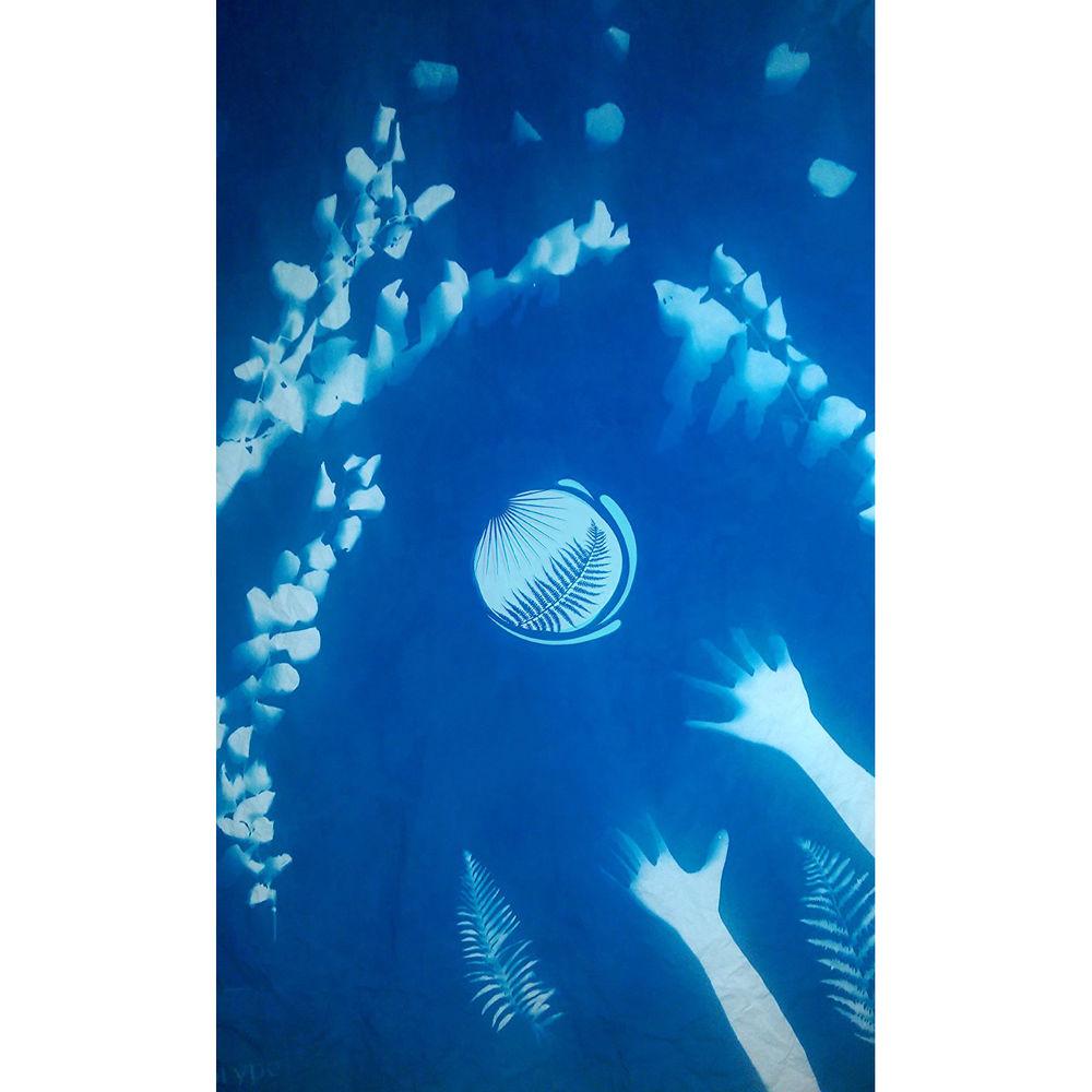 Cyanotype Store Cotton Mural