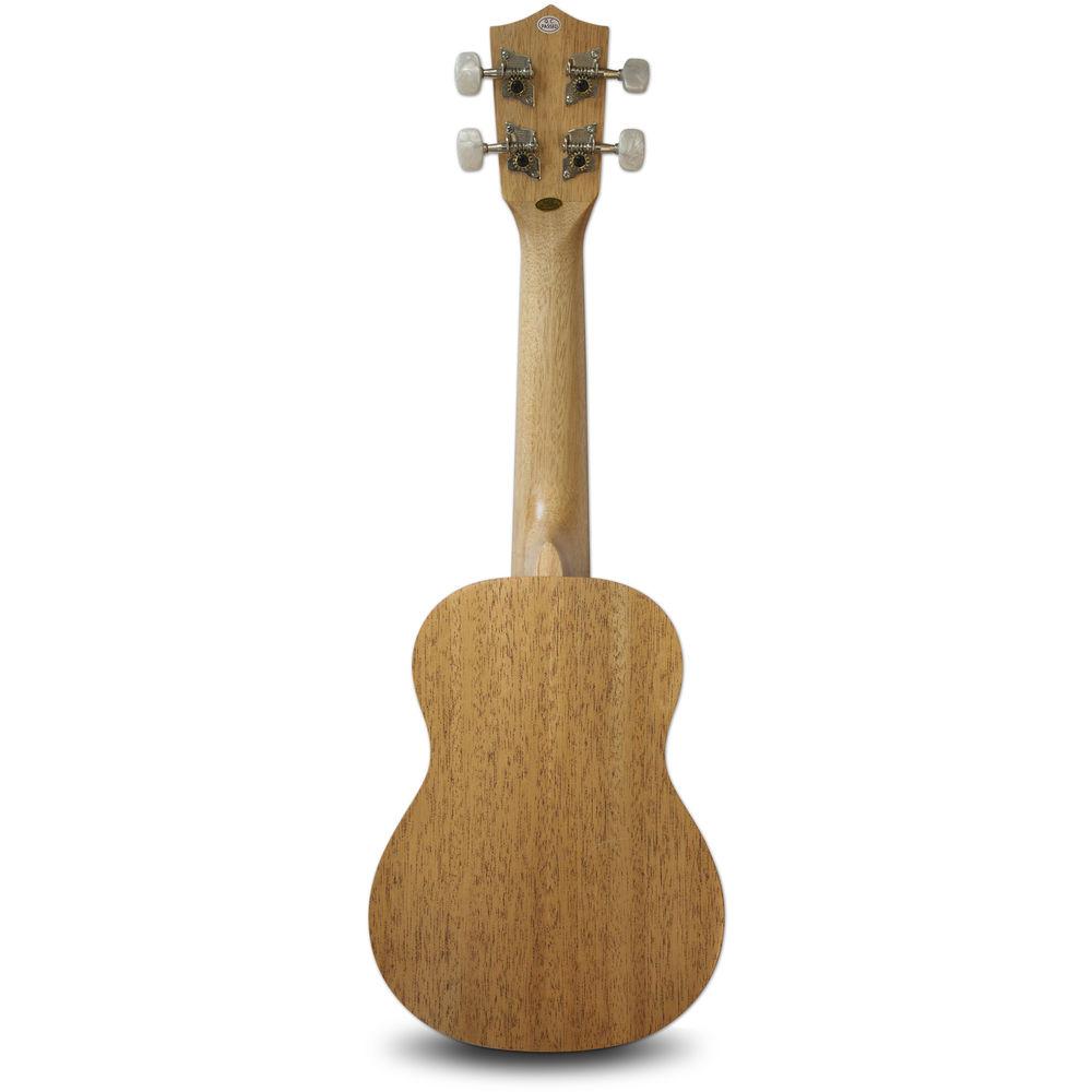 eMedia Music Mahogany Ukulele Pack Soprano Ukulele with Gig Bag, Accessories, and Instructional Materials