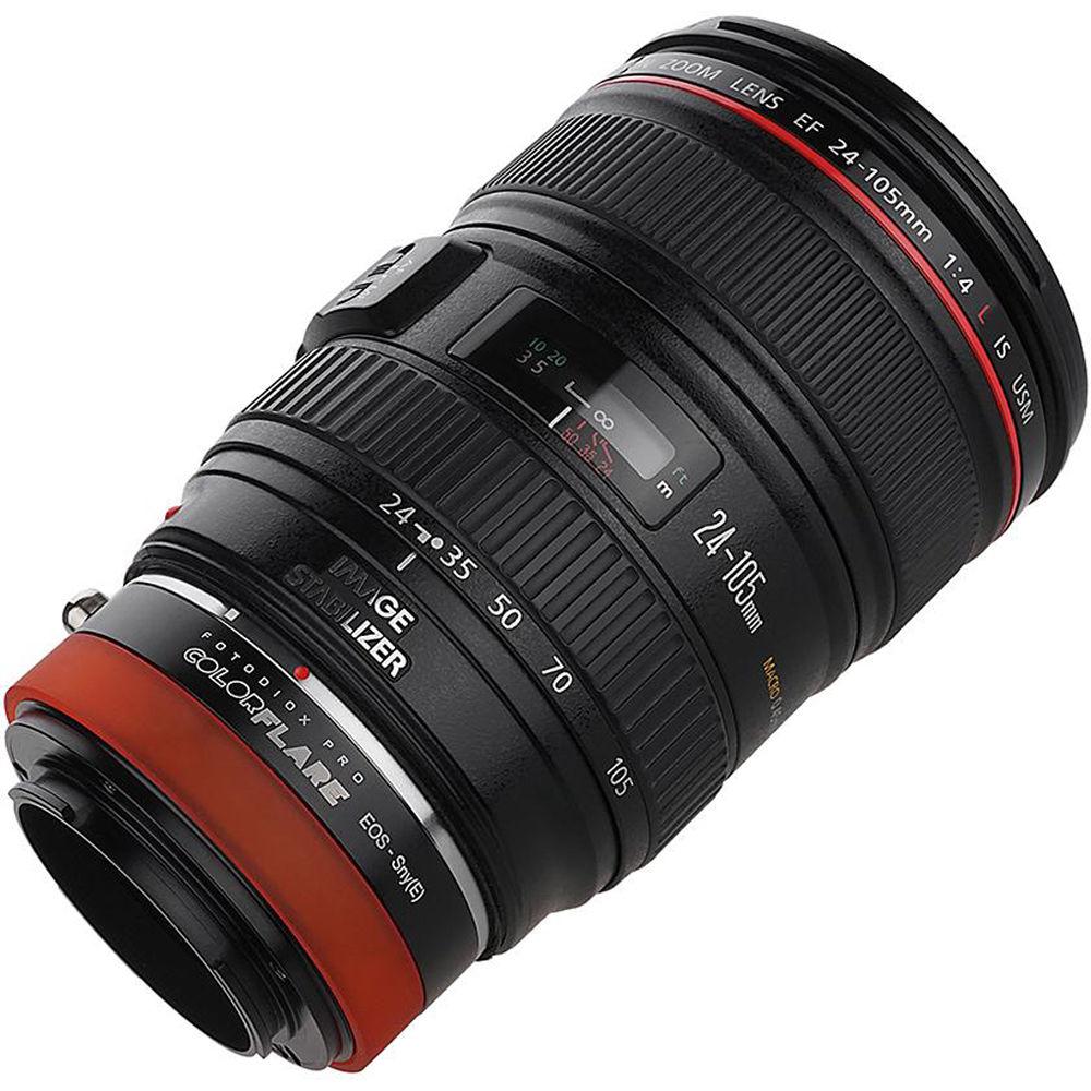 FotodioX ArtFX ColorFlare Sony E-Mount to Canon EOS Lens Adapter
