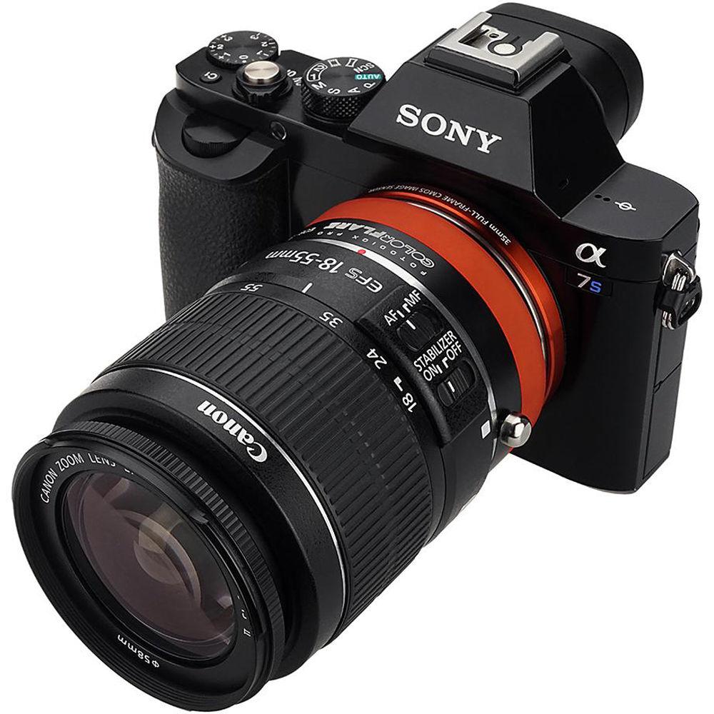 FotodioX ArtFX ColorFlare Sony E-Mount to Canon EOS Lens Adapter