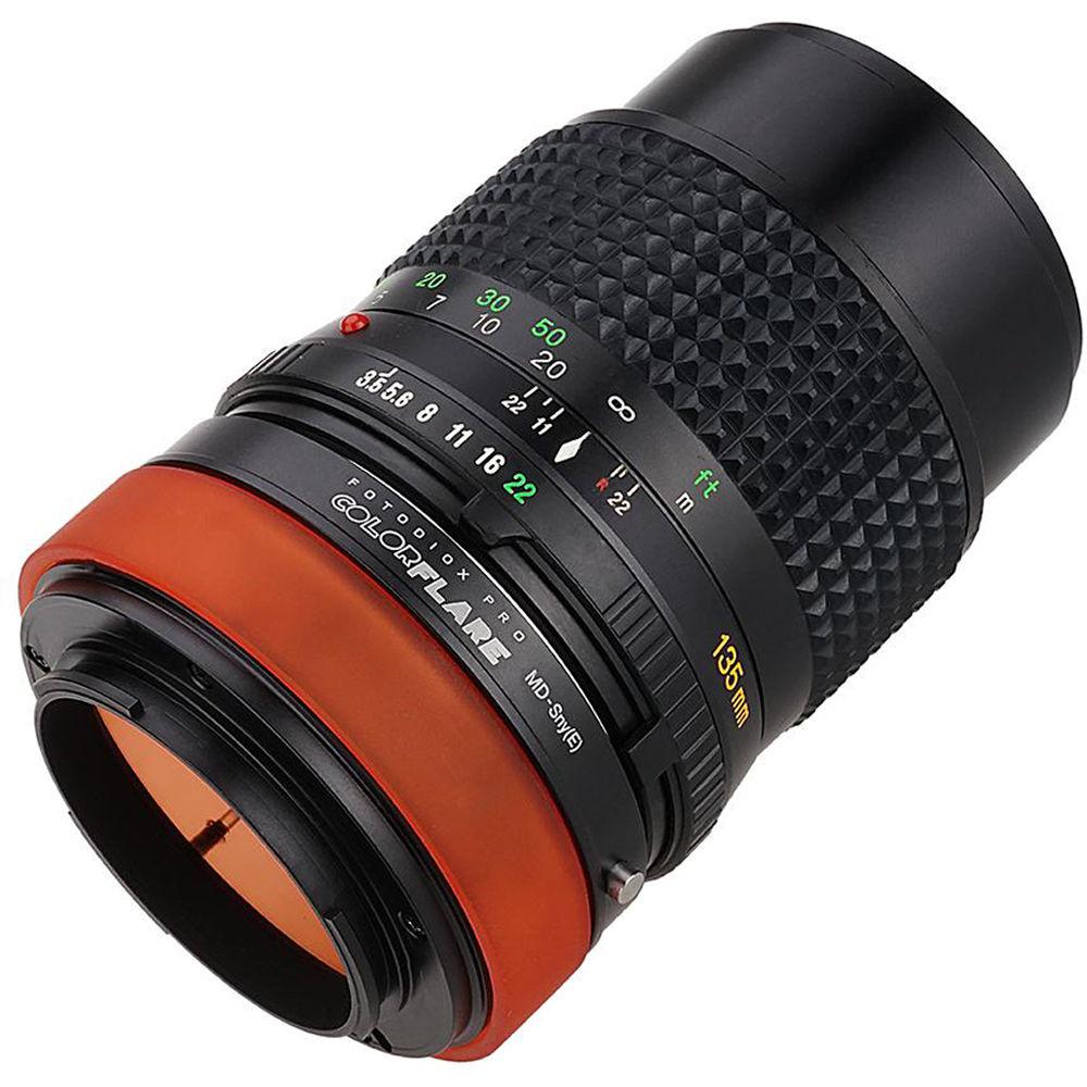 FotodioX ArtFX ColorFlare Sony E-Mount to Minolta MD Lens Adapter