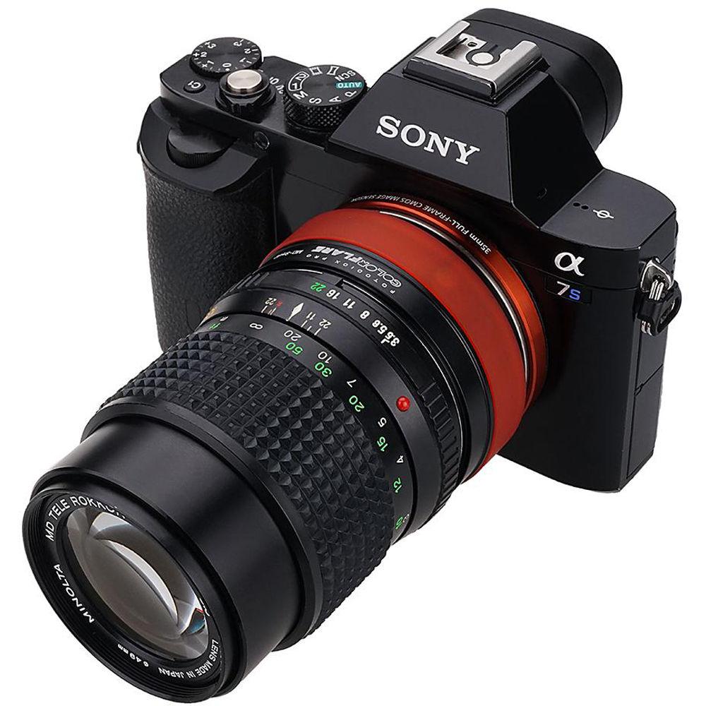FotodioX ArtFX ColorFlare Sony E-Mount to Minolta MD Lens Adapter