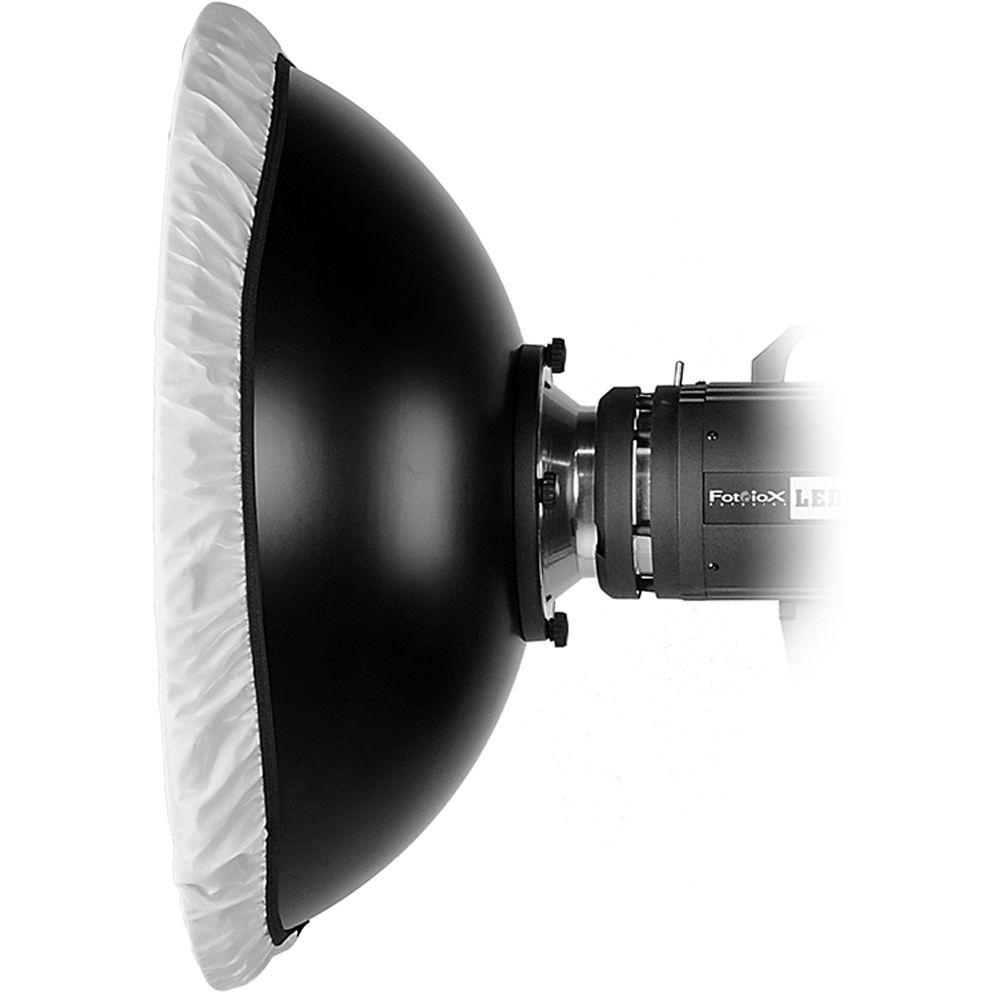 FotodioX Pro Beauty Dish Kit with 50-Degree Honeycomb Grid Balcar and Whitening Flash Heads