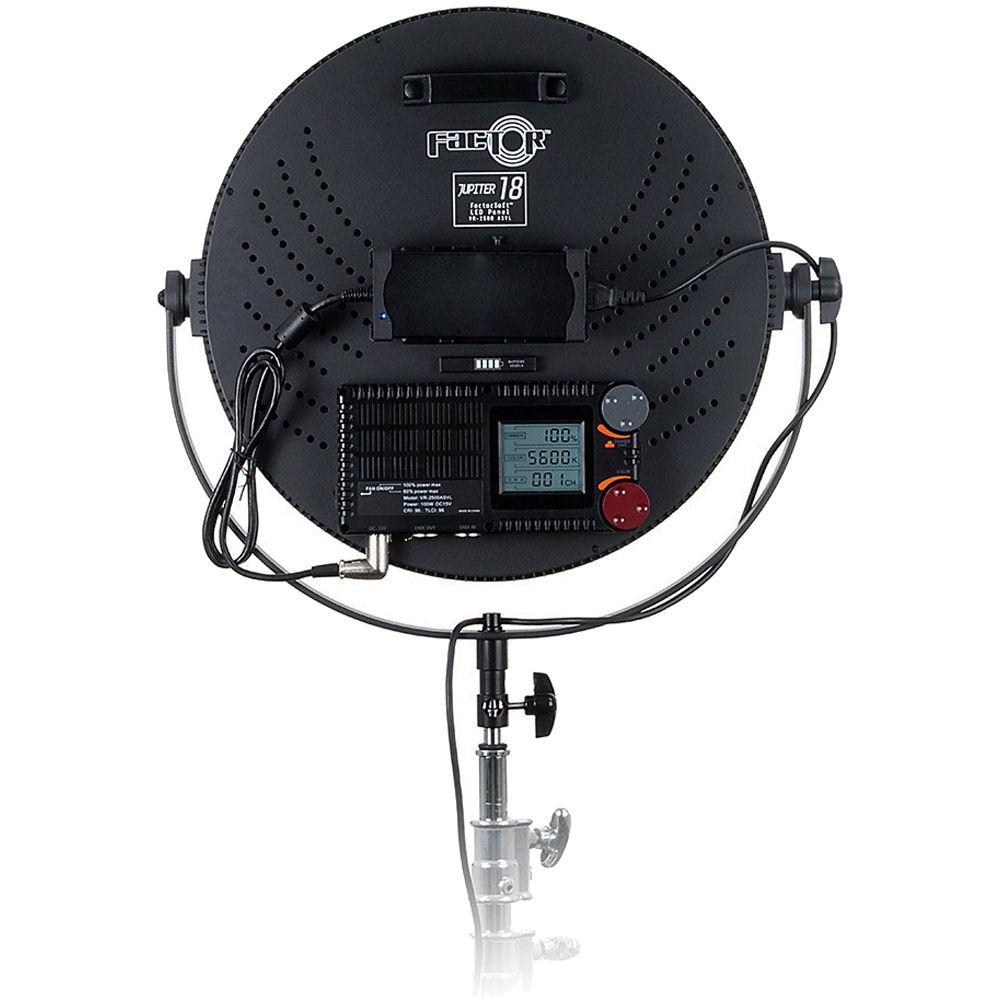 FotodioX Pro FACTOR Jupiter18 VR-2500ASVL Bi-Color 18" Dimmable Studio Light