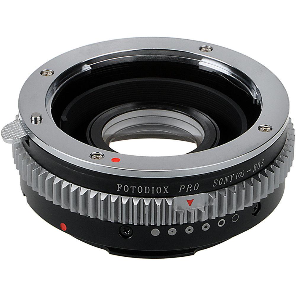 FotodioX Pro Lens Mount Adapter with Generation v10 Focus Confirmation Chip for Sony A-Mount Lens to Canon EF or EF-S Mount Camera