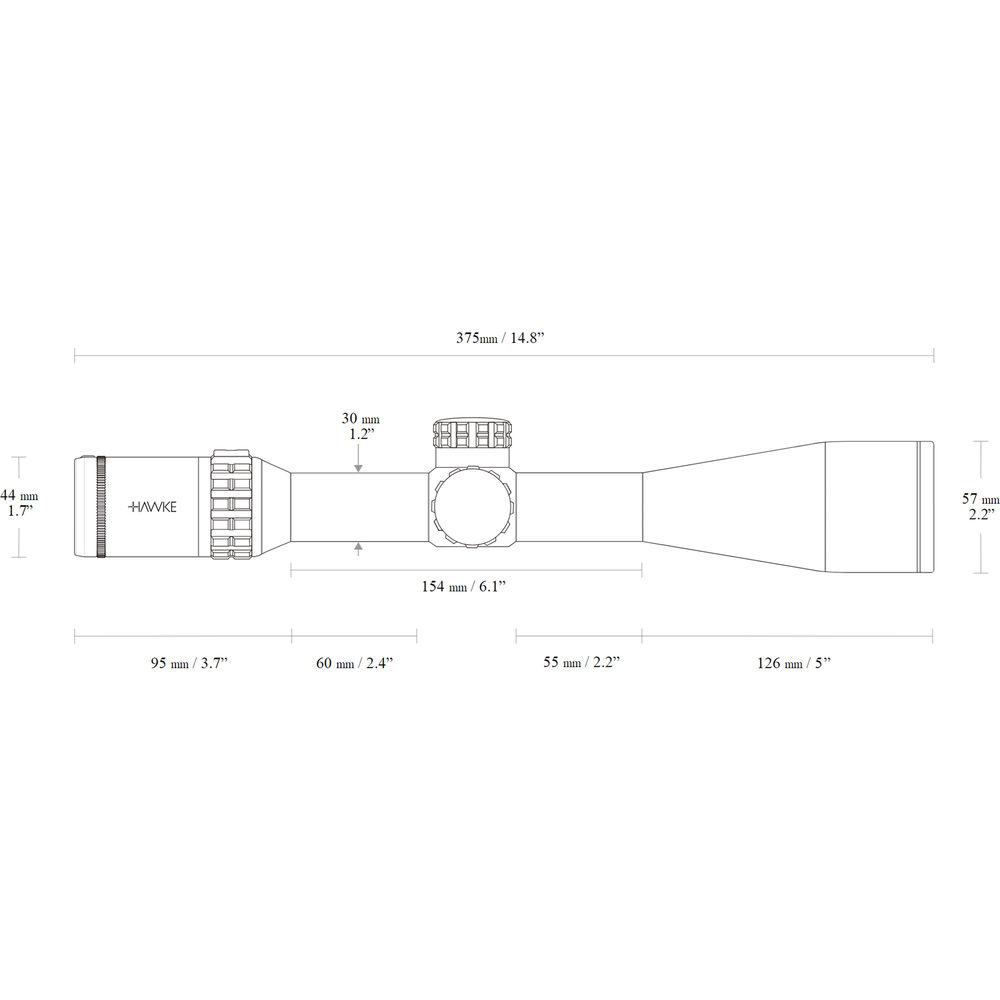 Hawke Sport Optics 2.5-15x50 Frontier 30 SF Riflescope