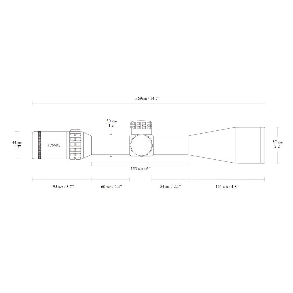 Hawke Sport Optics 4-24x50 Frontier 30 SF Riflescope