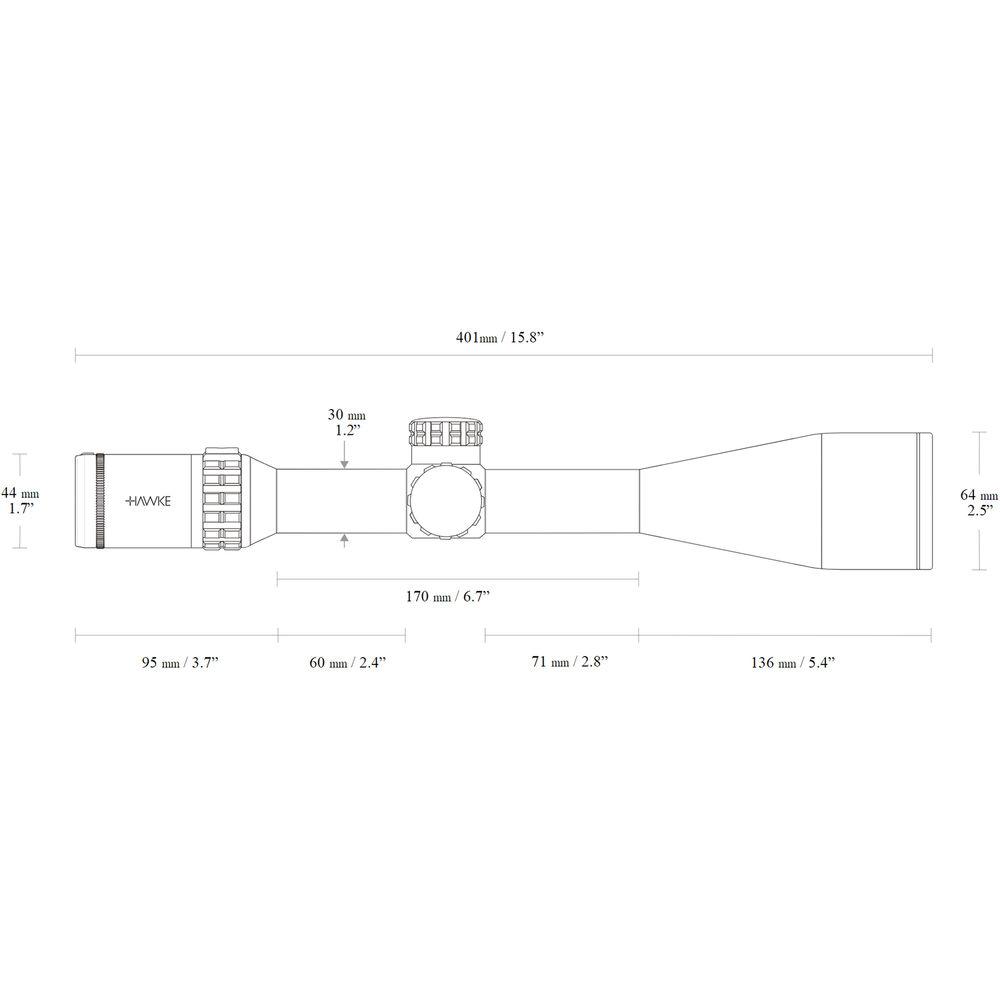 Hawke Sport Optics 5-30x56 Frontier 30 SF Riflescope
