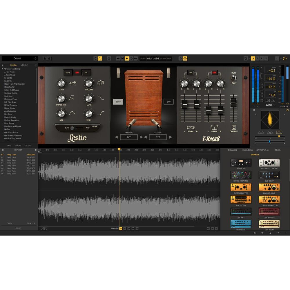 IK Multimedia T-RackS Leslie - Rotary Speaker Emulation for Organs, Guitars, and More