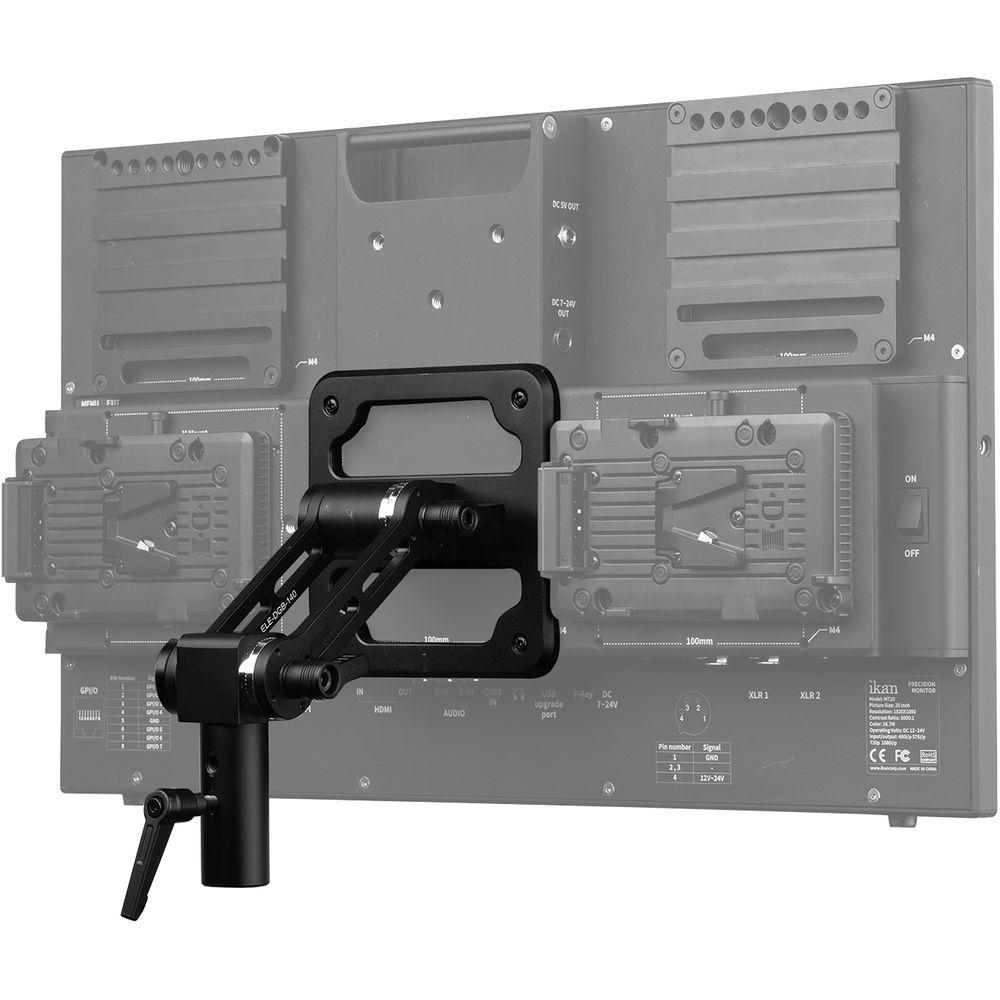 ikan Adjustable VESA Mount for Stand with 5 8" Baby Pin