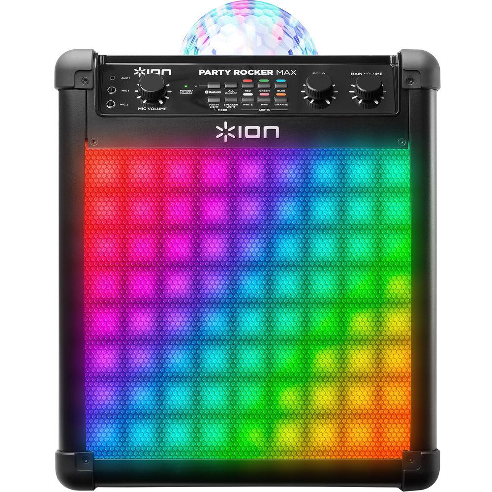 ION Audio Party Rocker Max - Wireless Speaker System with Built-In Light Show