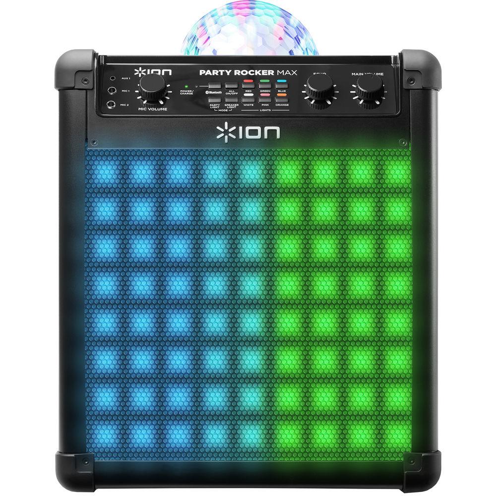 ION Audio Party Rocker Max - Wireless Speaker System with Built-In Light Show