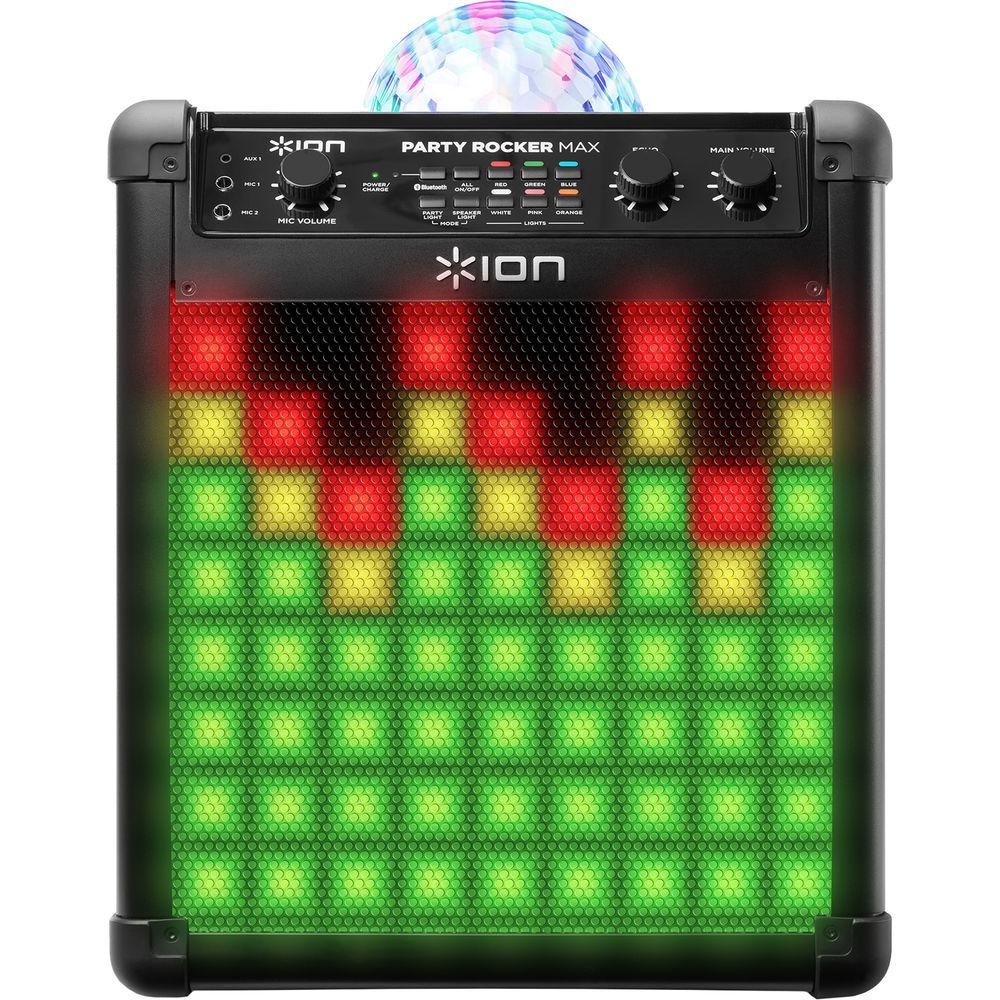 ION Audio Party Rocker Max - Wireless Speaker System with Built-In Light Show