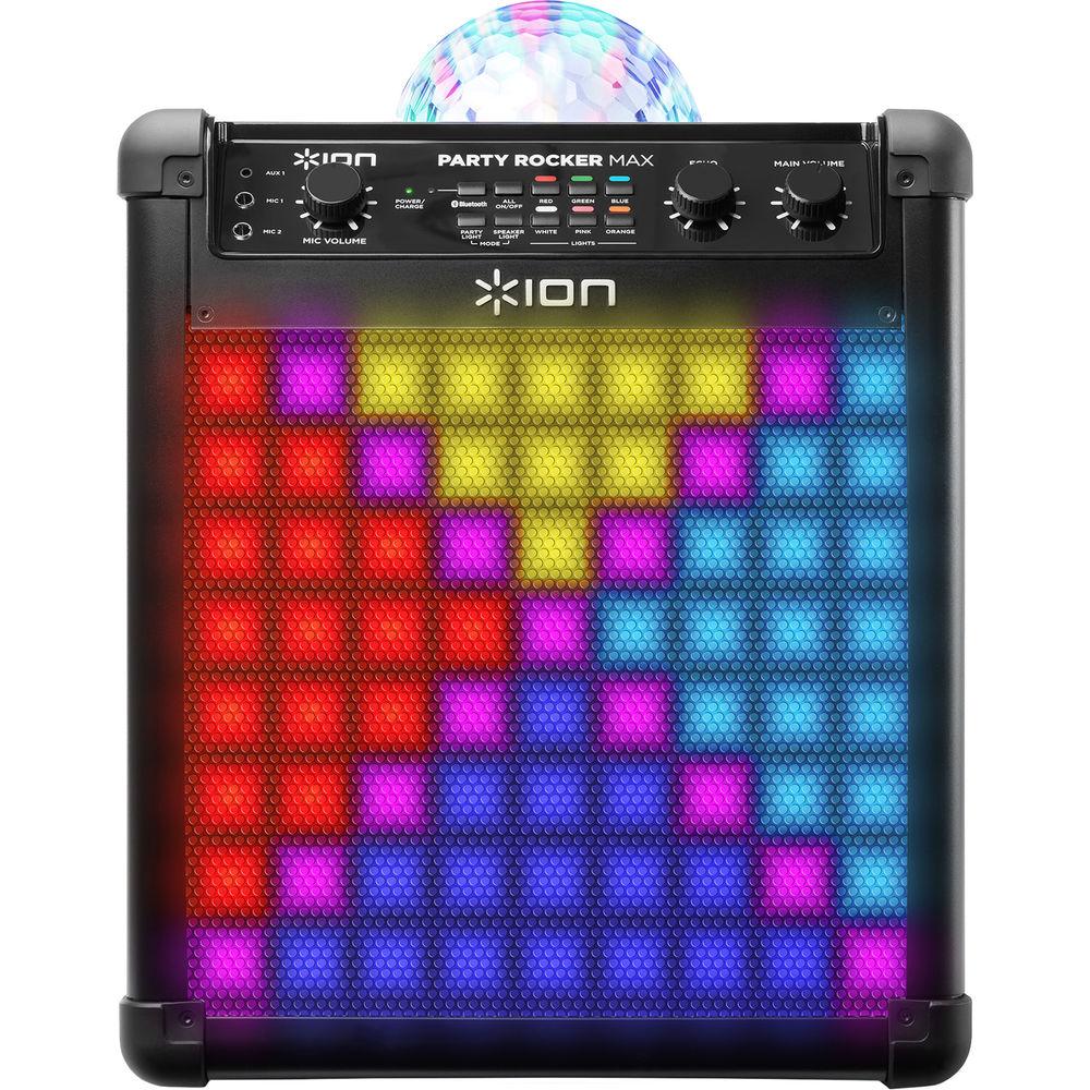 ION Audio Party Rocker Max - Wireless Speaker System with Built-In Light Show