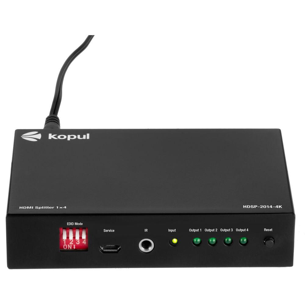 Kopul HDSP-2014-4K 1x4 HDMI Splitter, Kopul, HDSP-2014-4K, 1x4, HDMI, Splitter