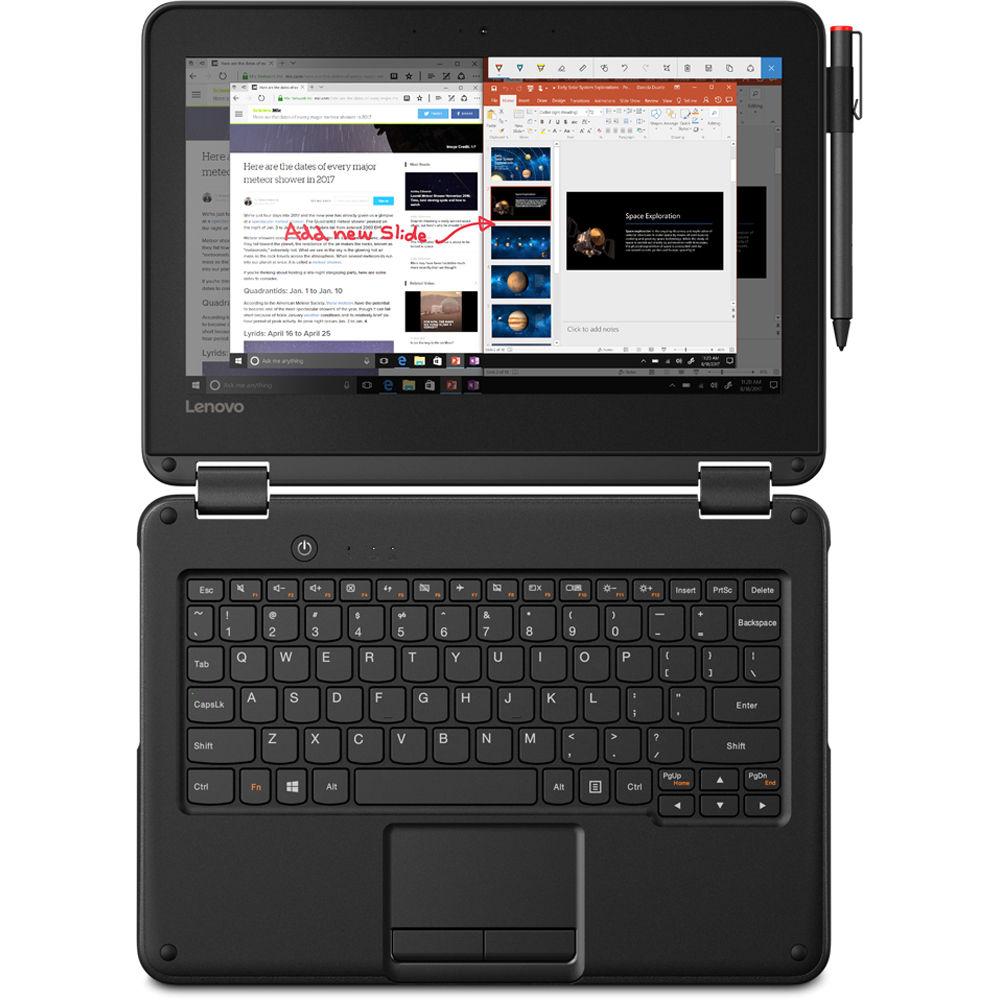 Lenovo 11.6" 32GB 300e Multi-Touch 2-in-1 Chromebook