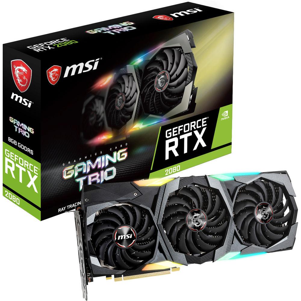 MSI GeForce RTX 2080 GAMING X TRIO Graphics Card