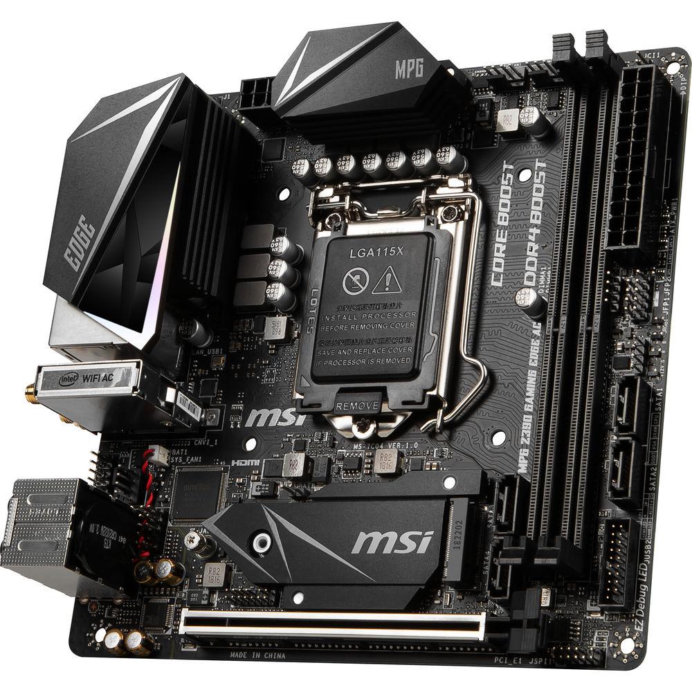 MSI MPG Z390I GAMING EDGE AC LGA 1151 Mini-ITX Motherboard