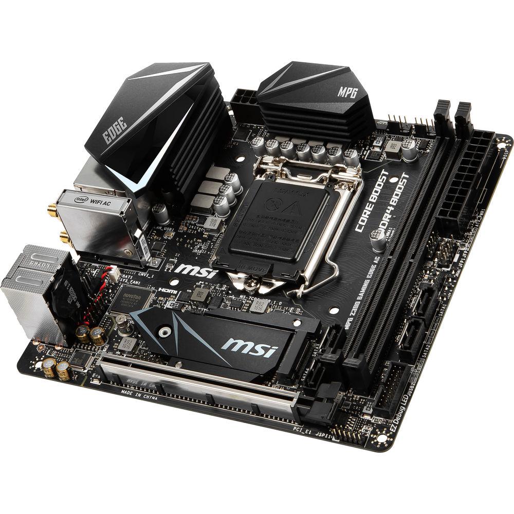 MSI MPG Z390I GAMING EDGE AC LGA 1151 Mini-ITX Motherboard