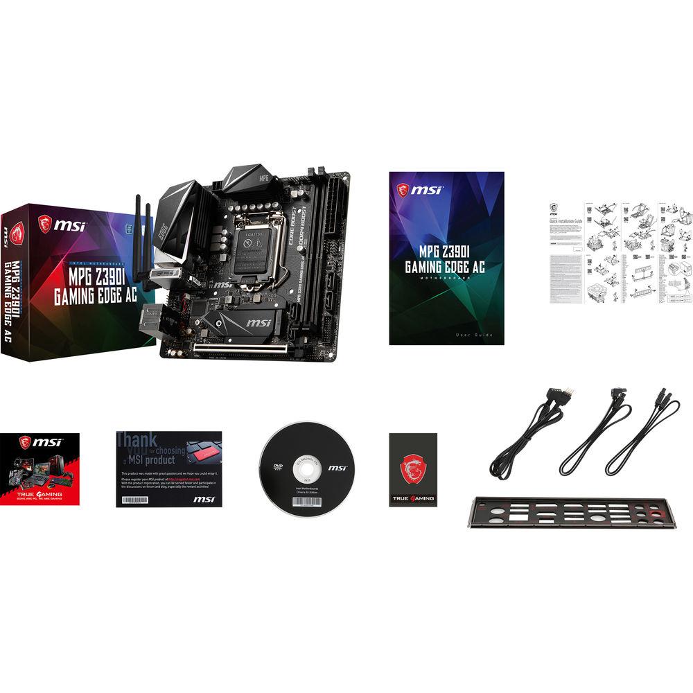 MSI MPG Z390I GAMING EDGE AC LGA 1151 Mini-ITX Motherboard