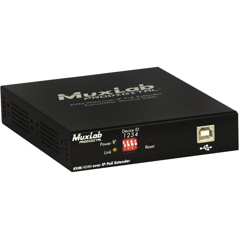 MuxLab KVM HDMI over IP PoE Transmitter