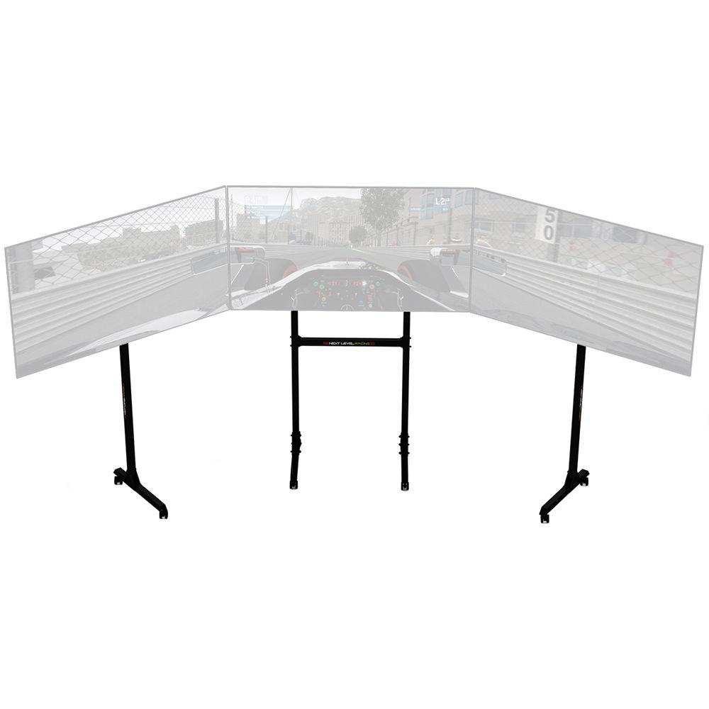 Next Level Racing Free-Standing Triple Monitor Stand, Next, Level, Racing, Free-Standing, Triple, Monitor, Stand