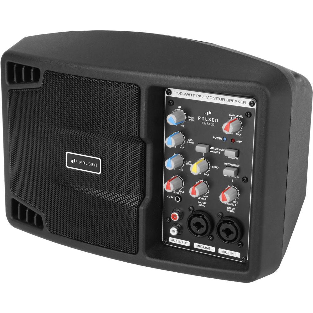 Polsen PA-5150, 5" 150W Portable PA System