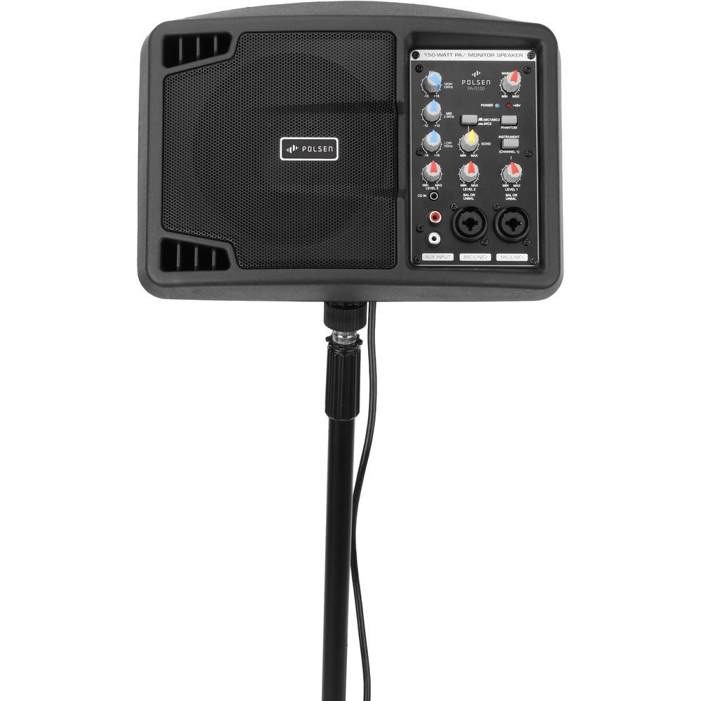 Polsen PA-5150, 5" 150W Portable PA System