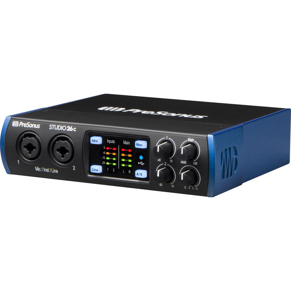 PreSonus Studio 26c 2x4 USB Type-C Audio MIDI Interface