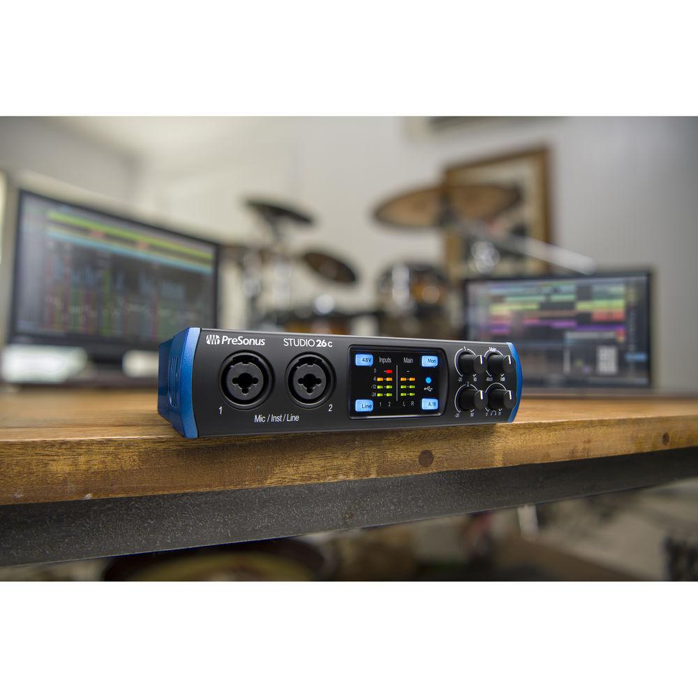 PreSonus Studio 26c 2x4 USB Type-C Audio MIDI Interface