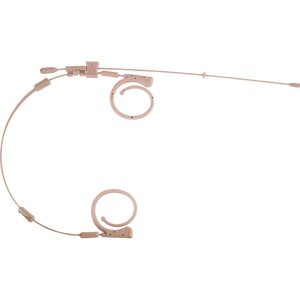 Que Audio QA22 Dual-Ear Headworn Omnidirectional Microphone & Shure Q-Adapter Kit