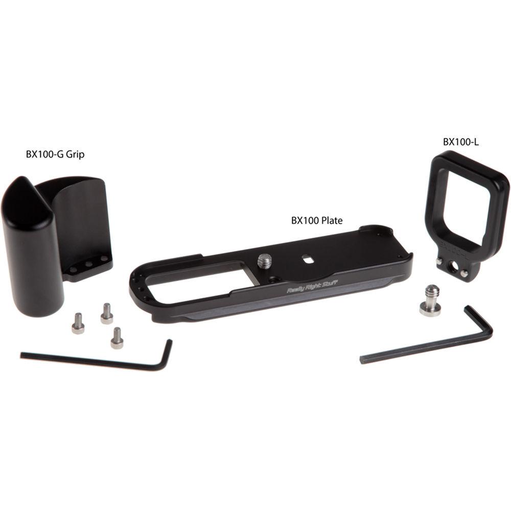 Really Right Stuff BX100 Set L-Plate and Grip for Fujifilm X100 and X100S