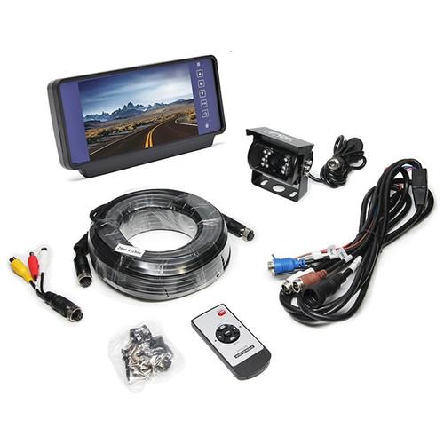 Rear View Safety Backup Camera System with 7" Replacement Mirror Monitor
