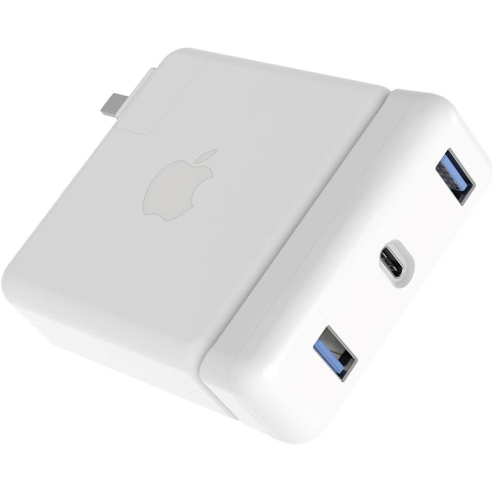 Sanho HyperDrive USB-C Hub for Apple 87W USB Type-C Power Adapter