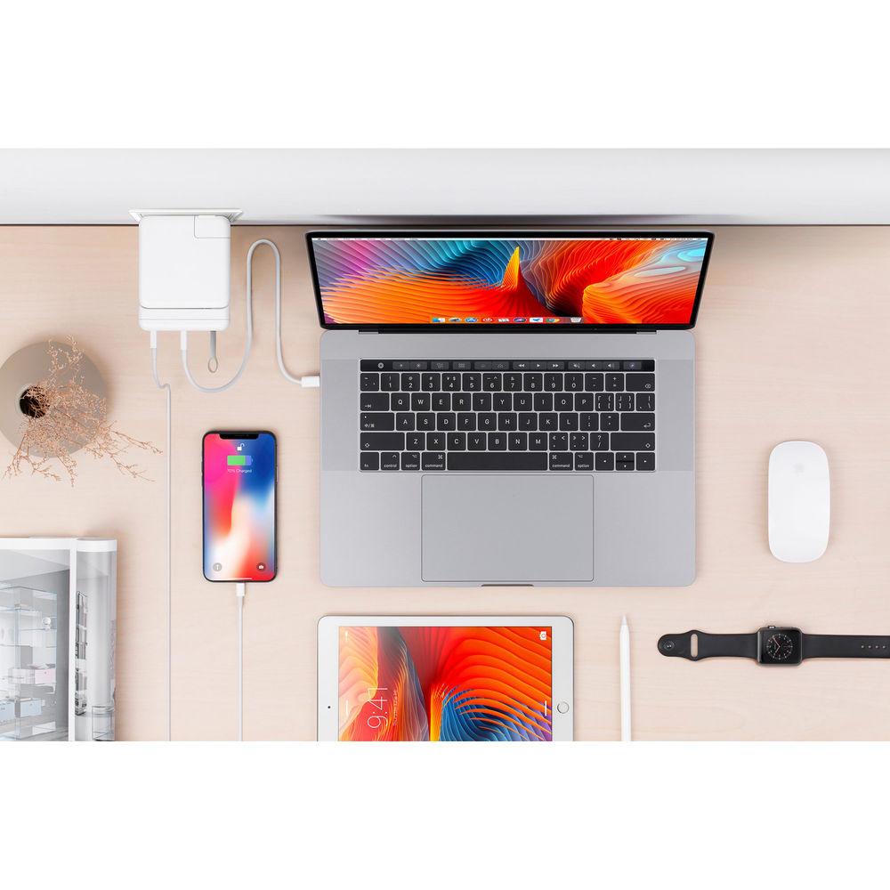 Sanho HyperDrive USB-C Hub for Apple 87W USB Type-C Power Adapter