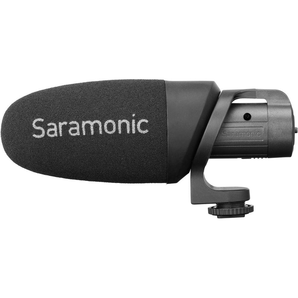 Saramonic CamMic Battery-Powered Camera-Mount Shotgun Microphone for DSLR Cameras and Smartphones