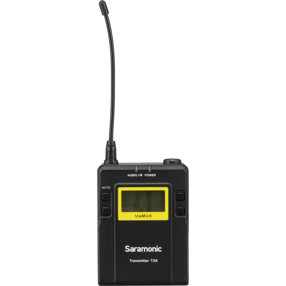 Saramonic TX9 96-Channel Digital UHF Wireless Bodypack Transmitter with Lavalier Mic